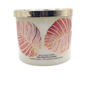 Bath and Body Works - Pink Pineapple Sunrise 3-Wick Candle w/ Essential Oils